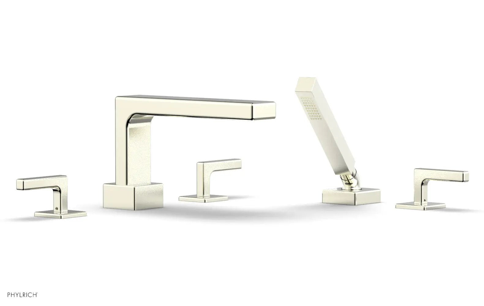 Phylrich MIX Deck Tub Set with Hand Shower - Lever Handles by Phylrich