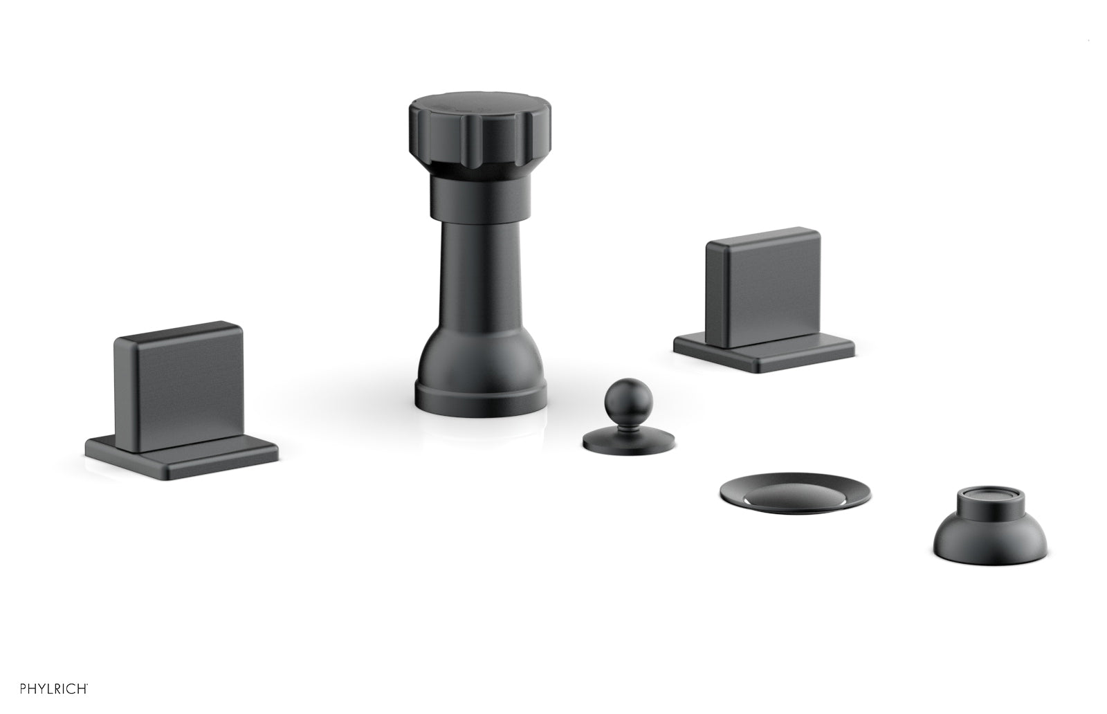 Phylrich MIX Four Hole Bidet Set - Blade Handles by Phylrich