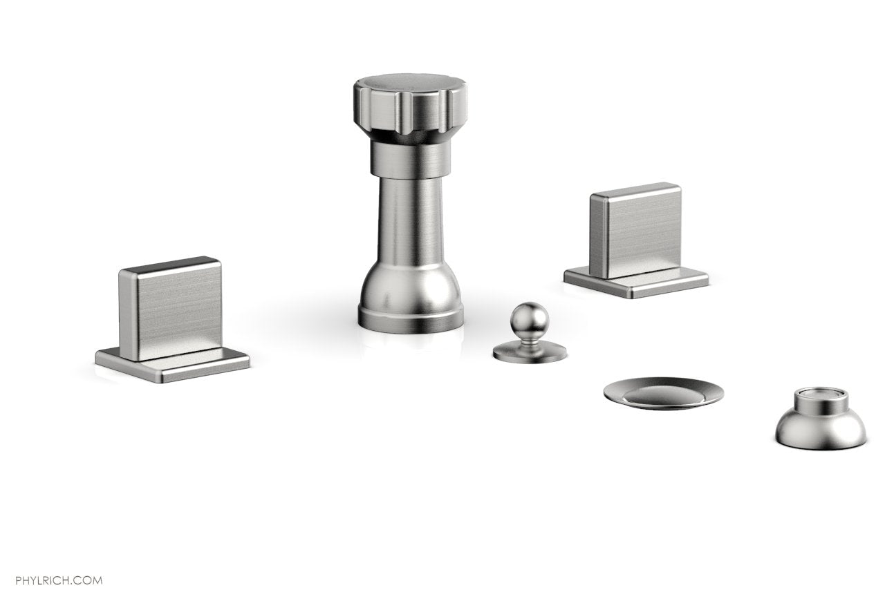 Phylrich MIX Four Hole Bidet Set - Blade Handles by Phylrich