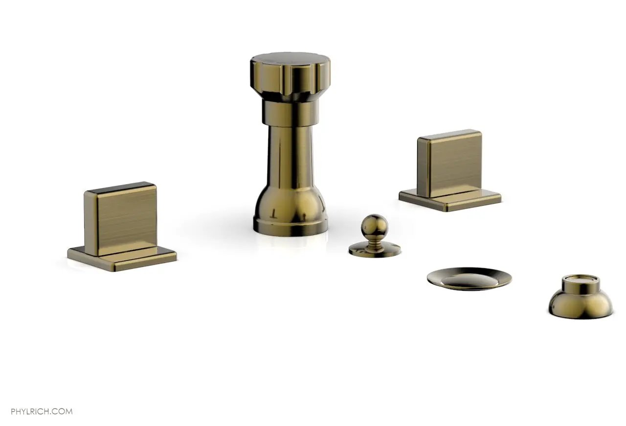 Phylrich MIX Four Hole Bidet Set - Blade Handles by Phylrich