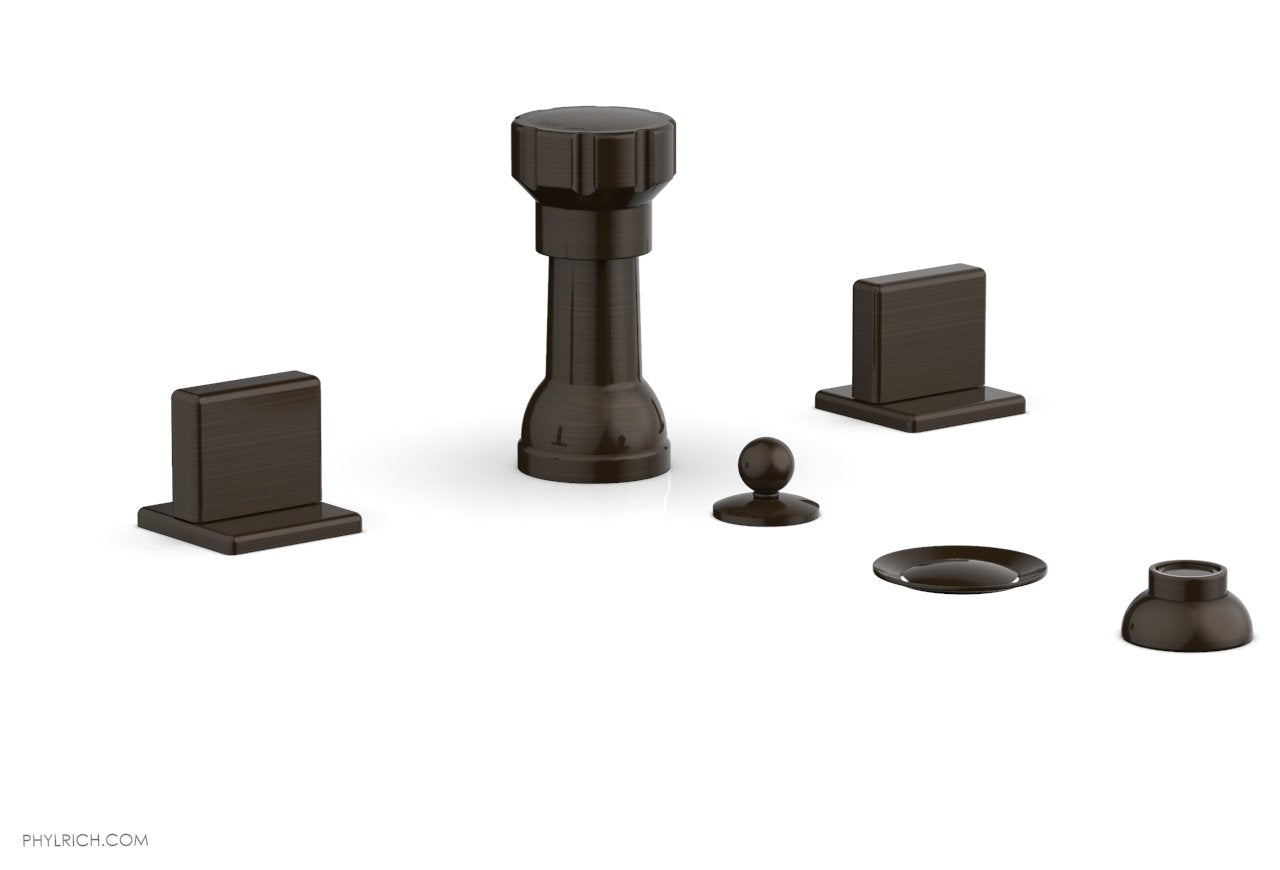 Phylrich MIX Four Hole Bidet Set - Blade Handles by Phylrich