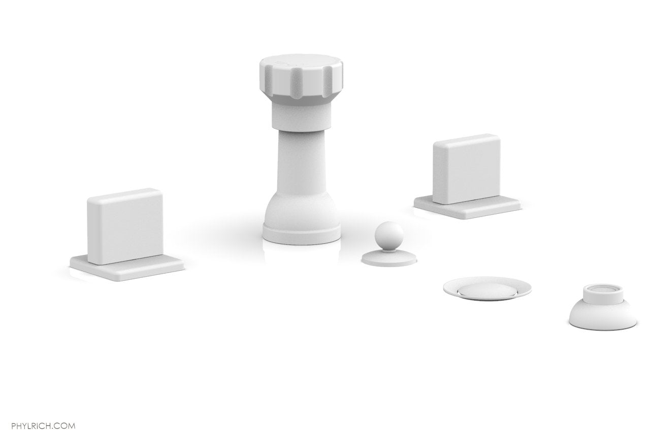 Phylrich MIX Four Hole Bidet Set - Blade Handles by Phylrich