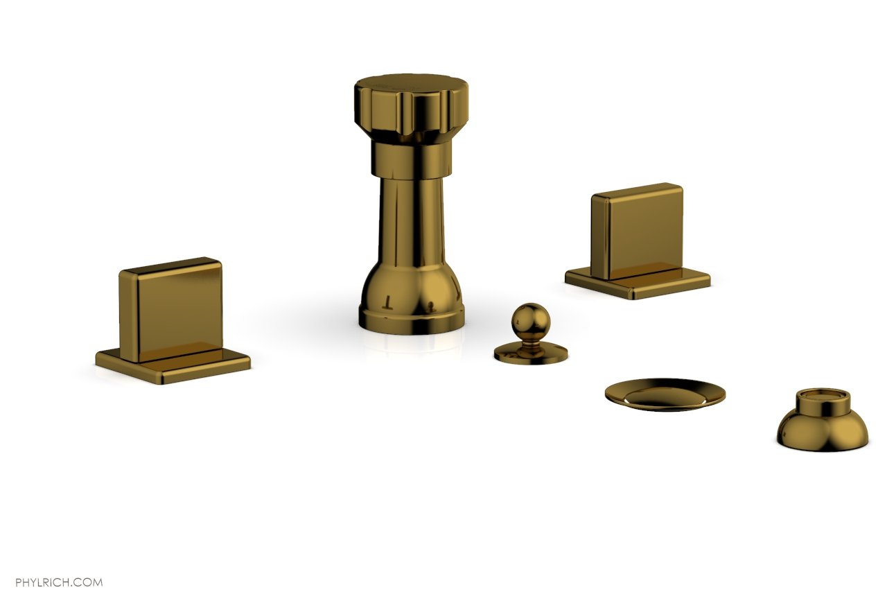 Phylrich MIX Four Hole Bidet Set - Blade Handles