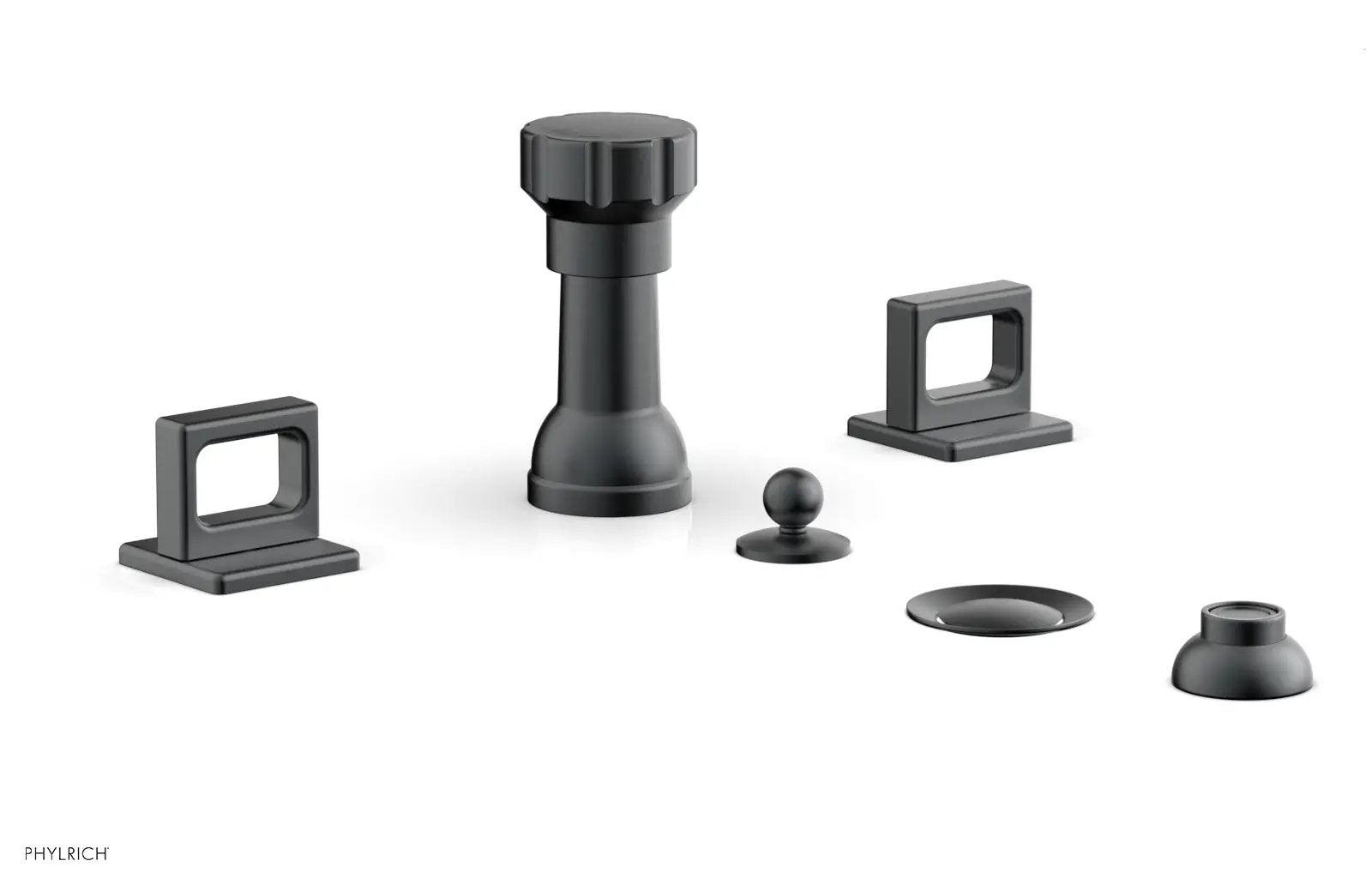 Phylrich MIX Four Hole Bidet Set - Ring Handles by Phylrich