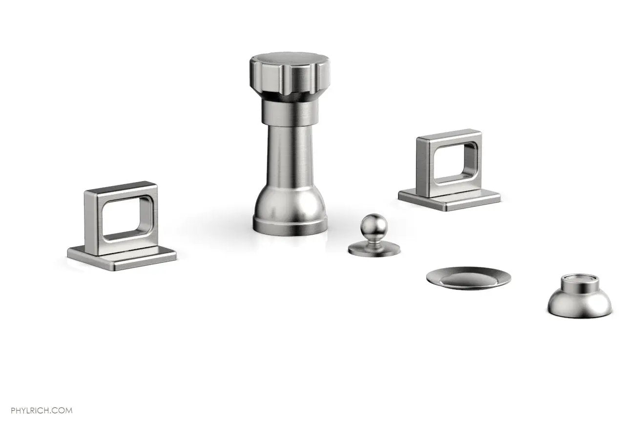 Phylrich MIX Four Hole Bidet Set - Ring Handles by Phylrich