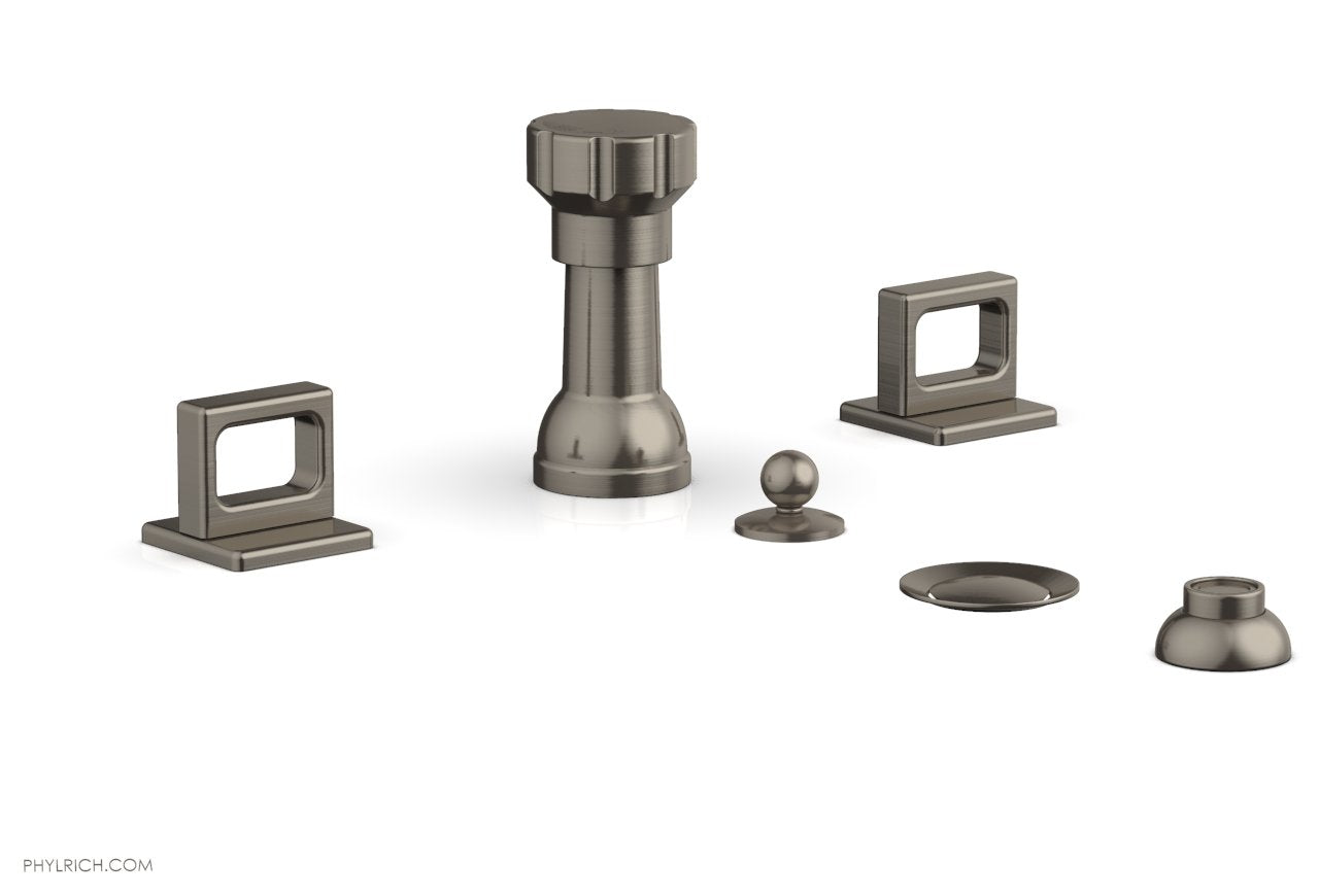 Phylrich MIX Four Hole Bidet Set - Ring Handles