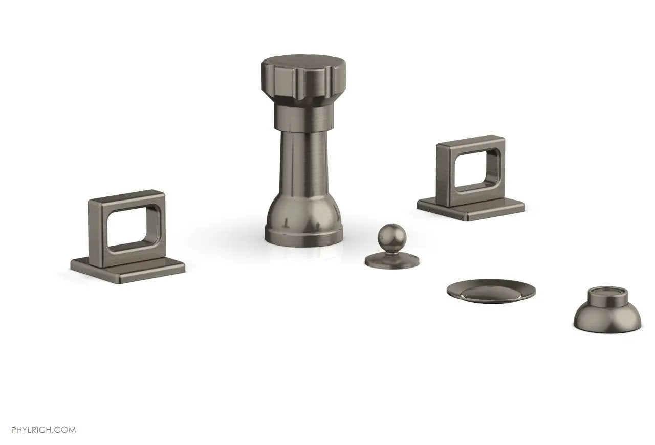 Phylrich MIX Four Hole Bidet Set - Ring Handles by Phylrich