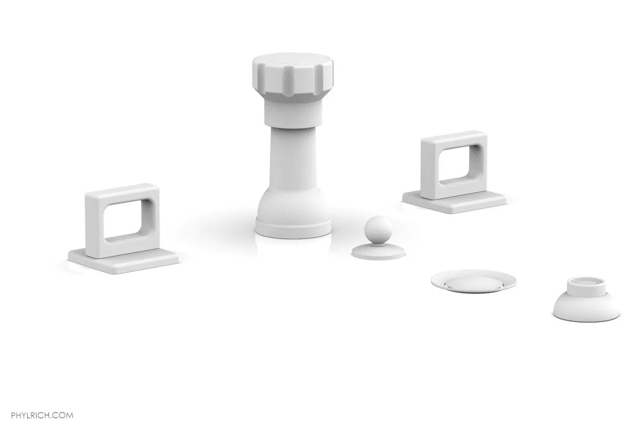 Phylrich MIX Four Hole Bidet Set - Ring Handles by Phylrich