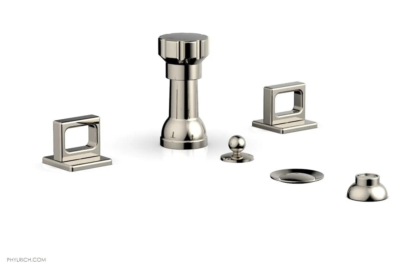 Phylrich MIX Four Hole Bidet Set - Ring Handles by Phylrich