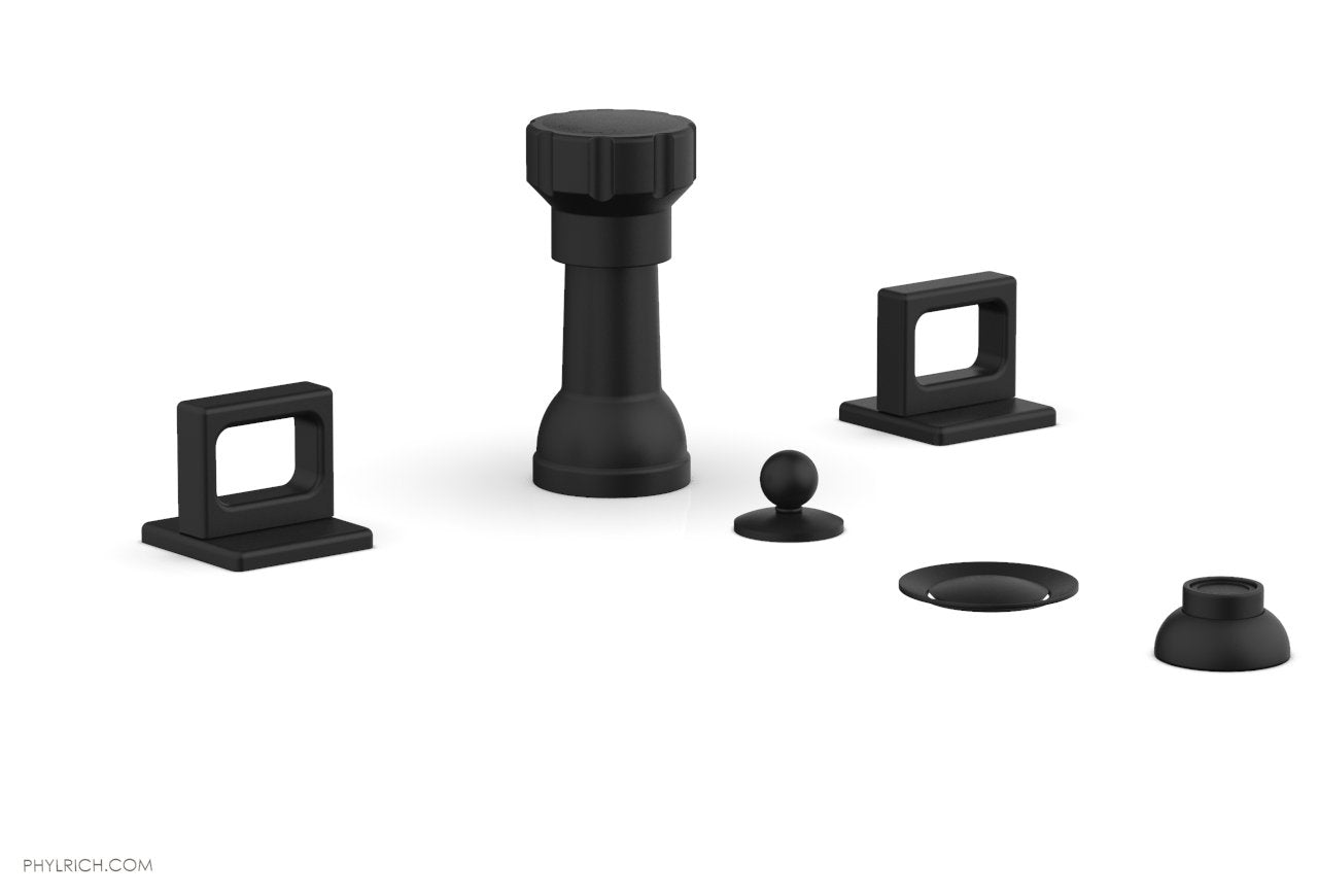 Phylrich MIX Four Hole Bidet Set - Ring Handles