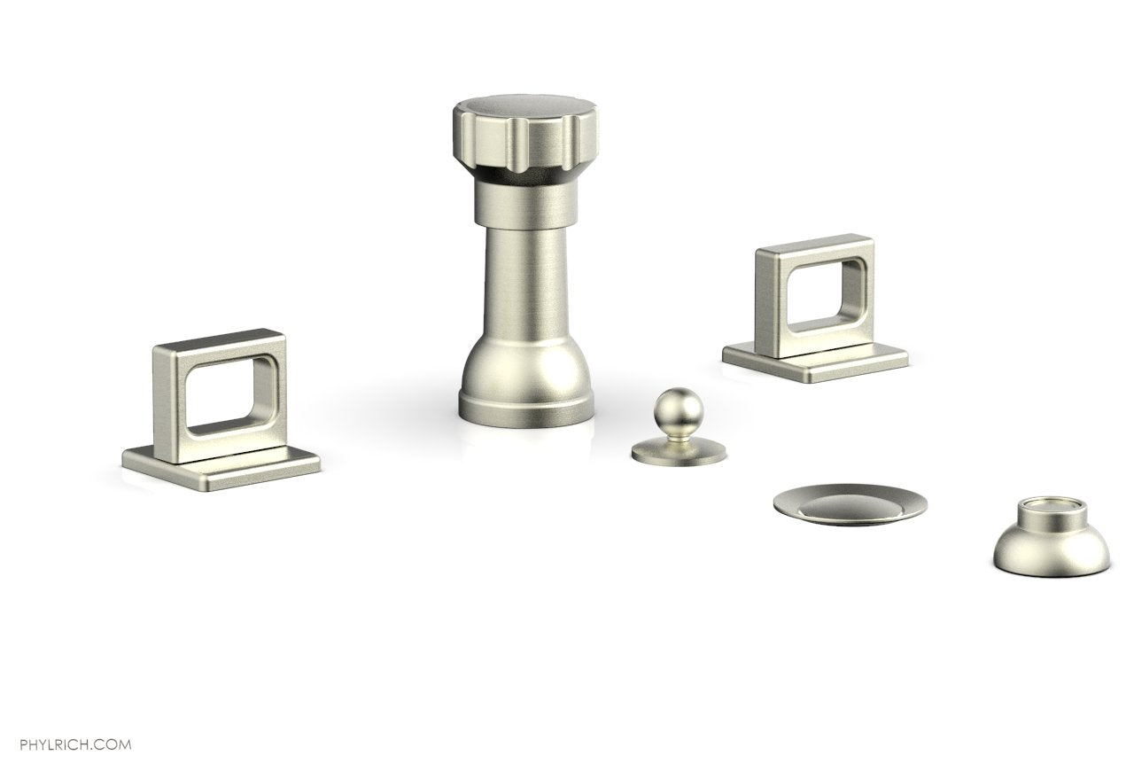 Phylrich MIX Four Hole Bidet Set - Ring Handles