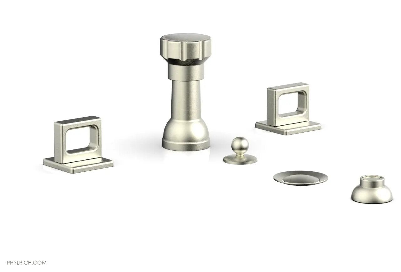 Phylrich MIX Four Hole Bidet Set - Ring Handles by Phylrich