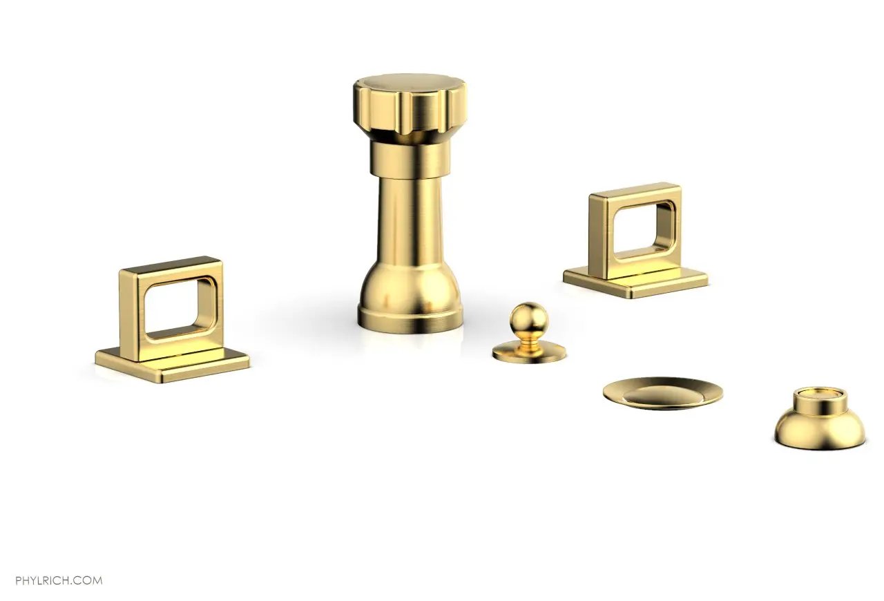 Phylrich MIX Four Hole Bidet Set - Ring Handles by Phylrich