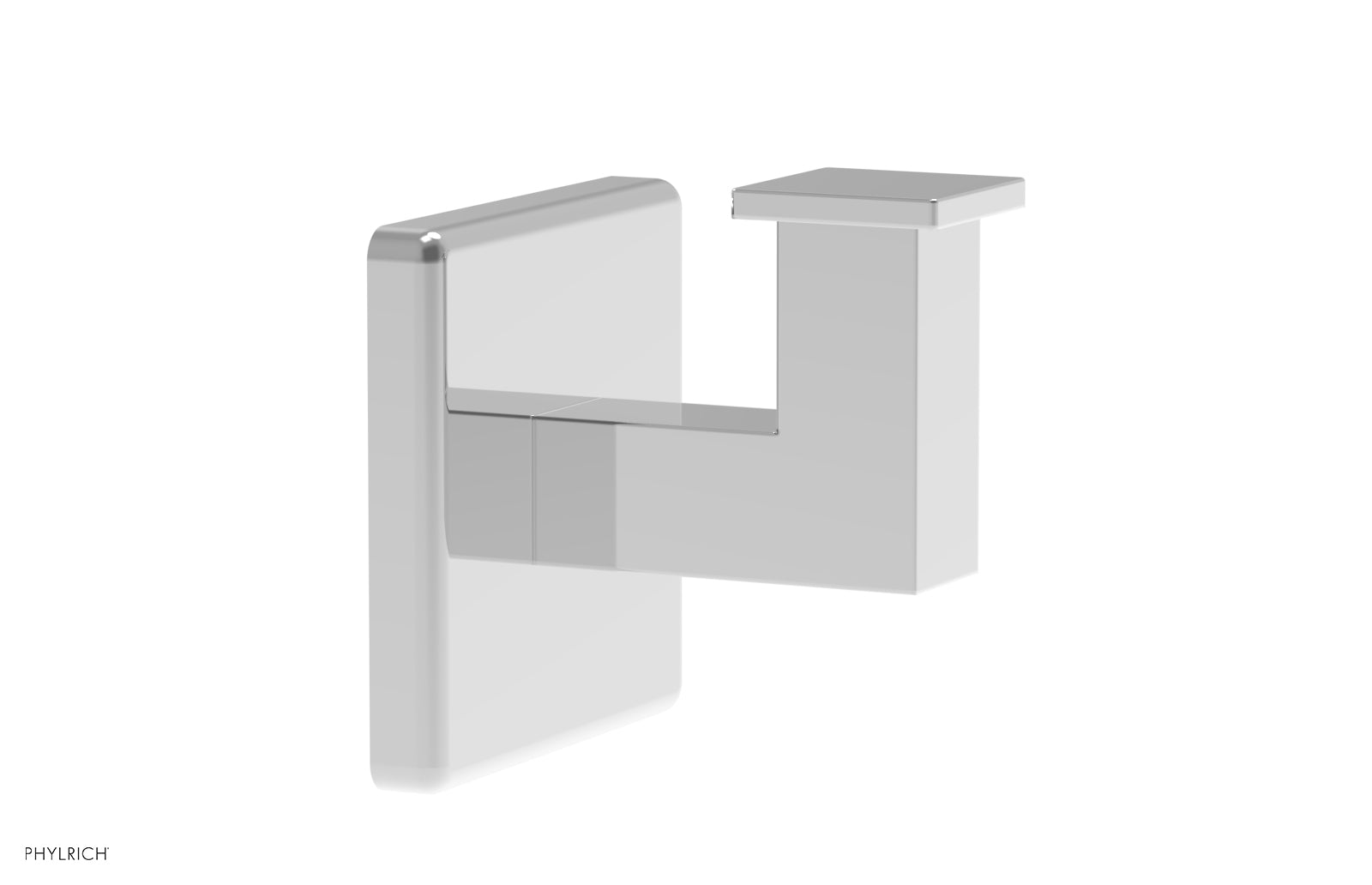 polished chrome robe hook