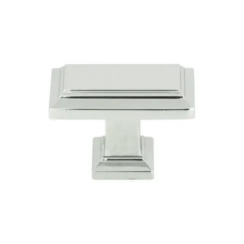 polished chrome knob
