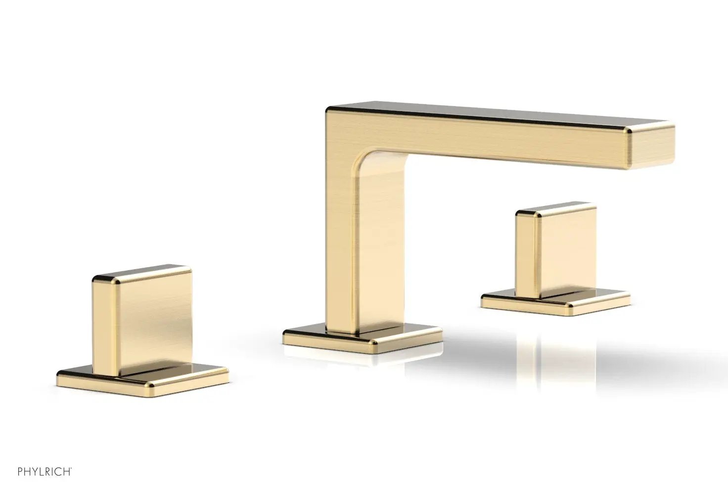 Phylrich MIX Widespread Faucet - Blade Handles 4-1/4" Height by Phylrich