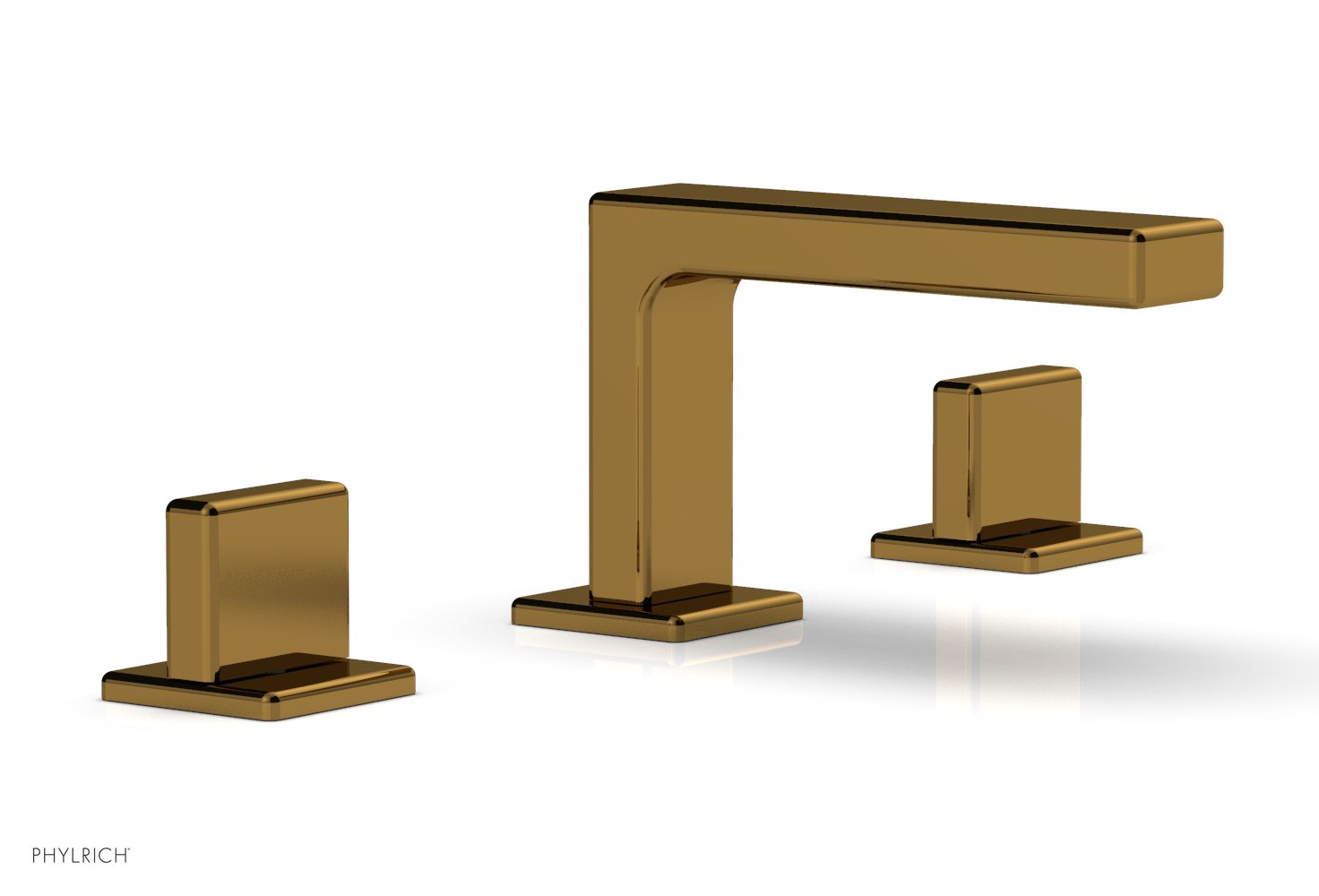 Phylrich MIX Widespread Faucet - Blade Handles 4-1/4" Height by Phylrich