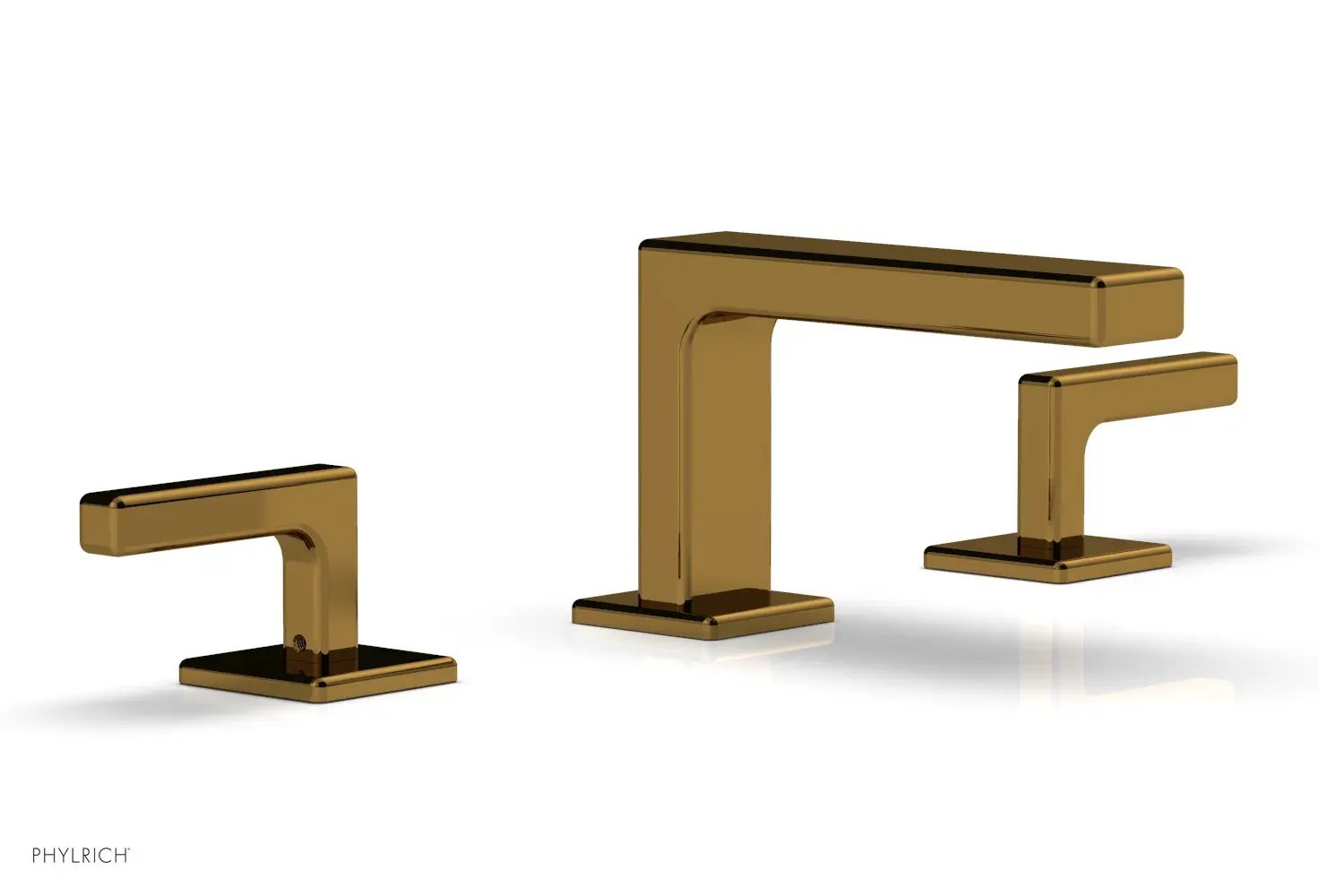 Phylrich MIX Widespread Faucet - Lever Handles 4-1/4" Height by Phylrich