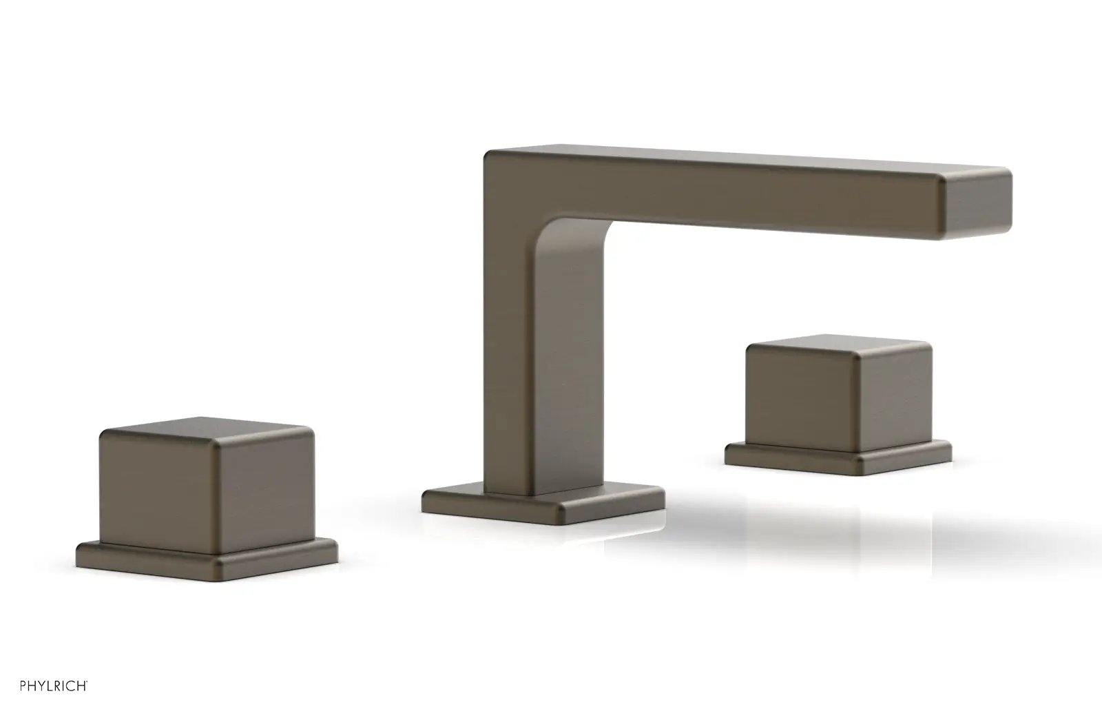 Phylrich MIX Widespread Faucet - Cube Handles 4-1/4" Height by Phylrich