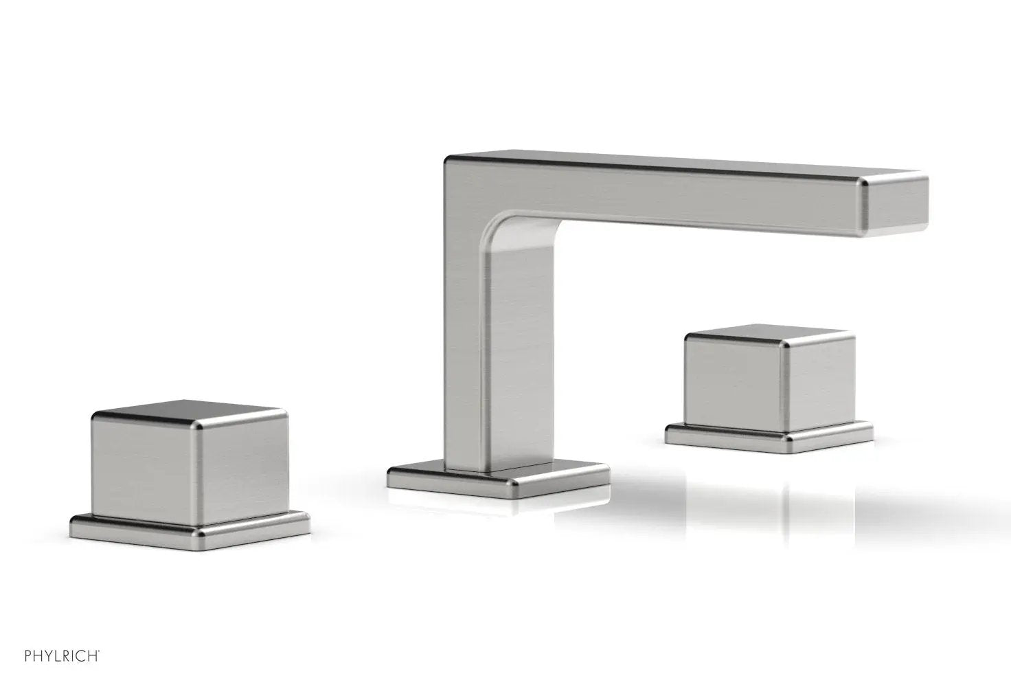 Phylrich MIX Widespread Faucet - Cube Handles 4-1/4" Height by Phylrich