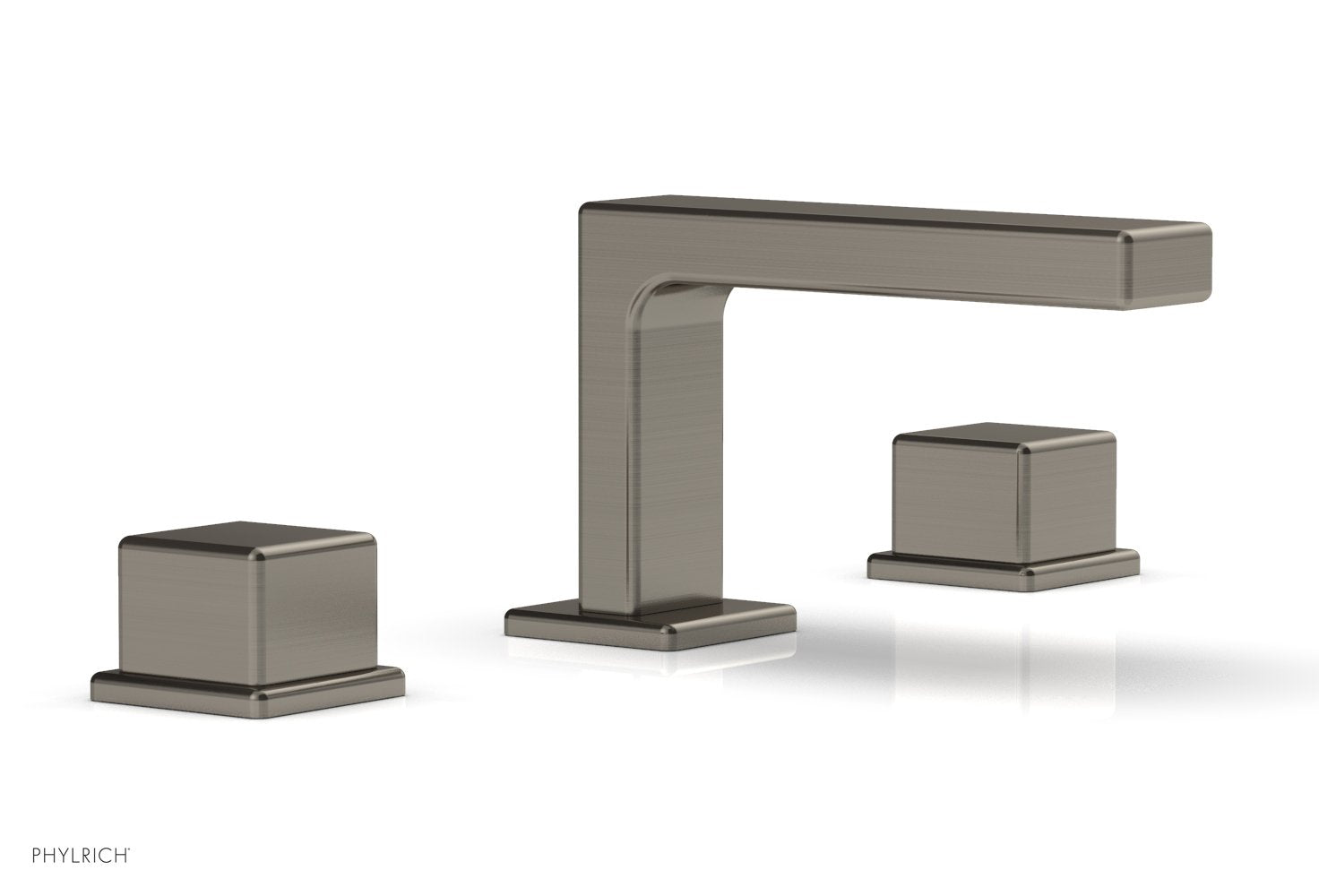 Phylrich MIX Widespread Faucet - Cube Handles 4-1/4" Height by Phylrich