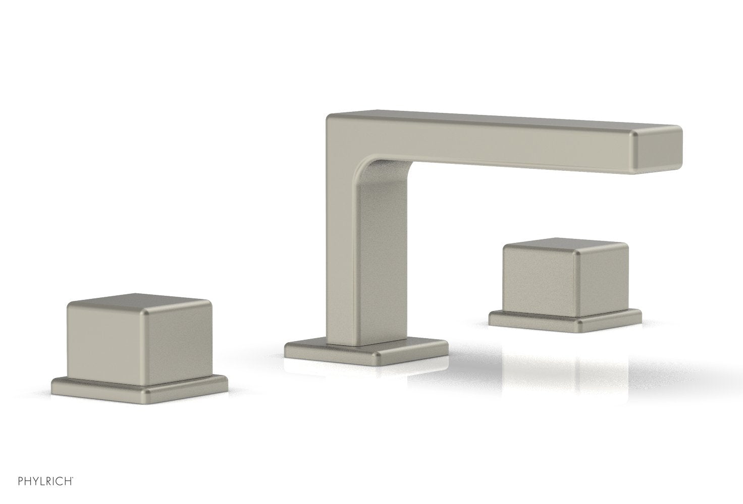 Phylrich MIX Widespread Faucet - Cube Handles 4-1/4" Height by Phylrich