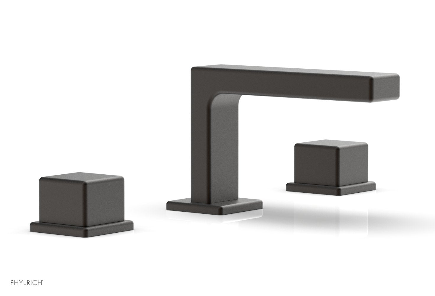 Phylrich MIX Widespread Faucet - Cube Handles 4-1/4" Height by Phylrich