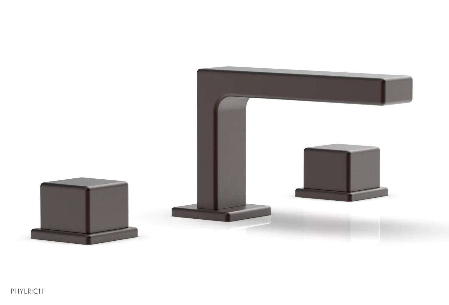 Phylrich MIX Widespread Faucet - Cube Handles 4-1/4" Height by Phylrich