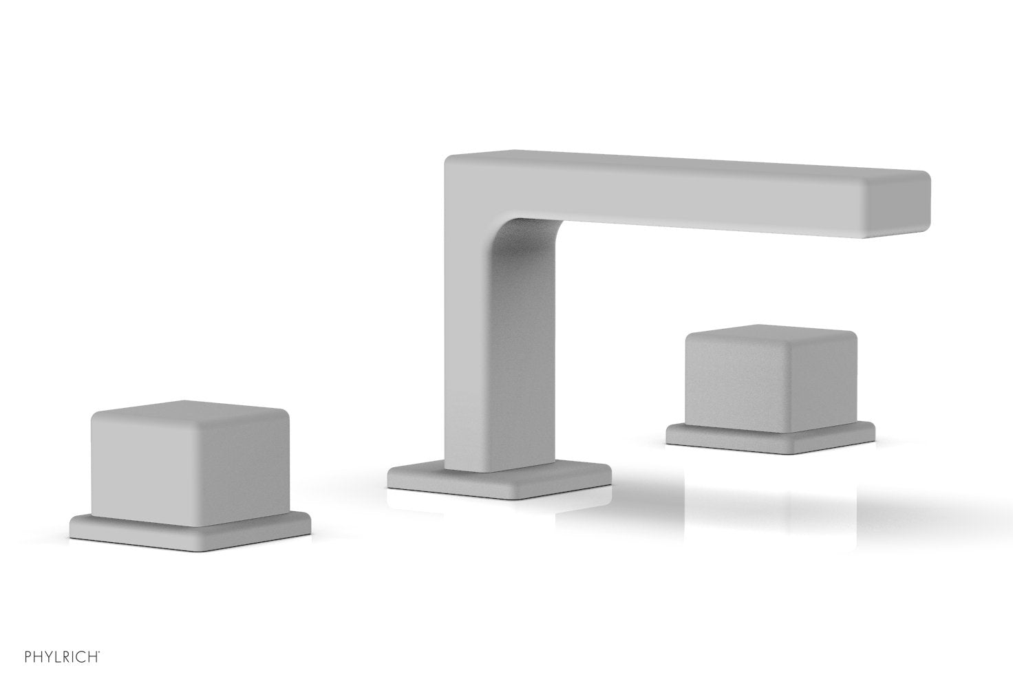 Phylrich MIX Widespread Faucet - Cube Handles 4-1/4" Height by Phylrich