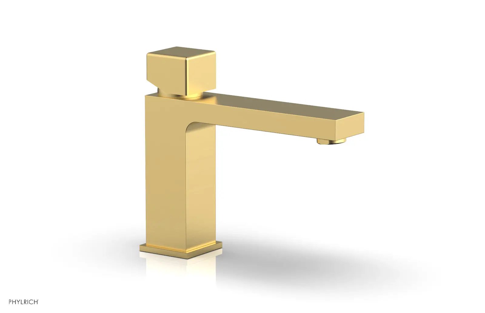 Phylrich MIX Single Hole Lavatory Faucet, Low - Cube Handle by Phylrich