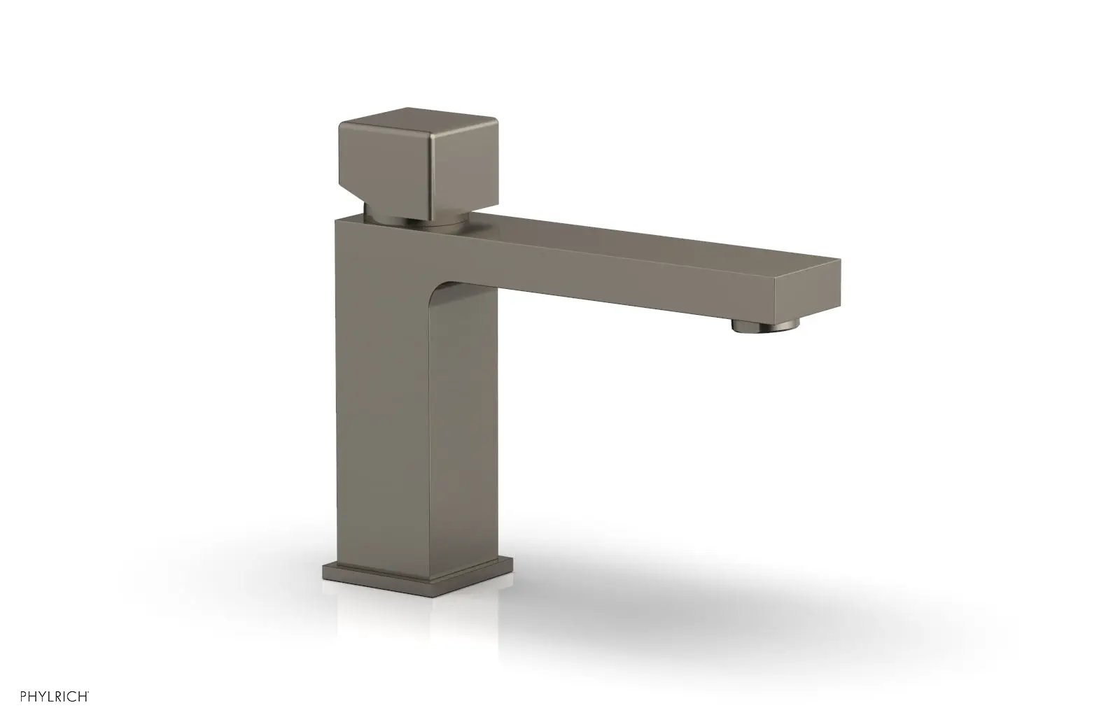 Phylrich MIX Single Hole Lavatory Faucet, Low - Cube Handle by Phylrich