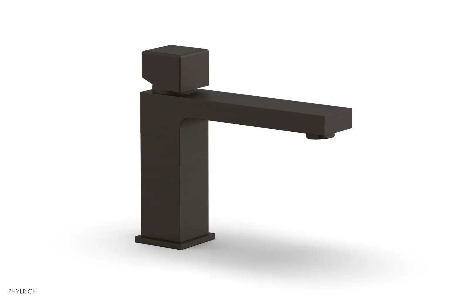 Phylrich MIX Single Hole Lavatory Faucet, Low - Cube Handle by Phylrich