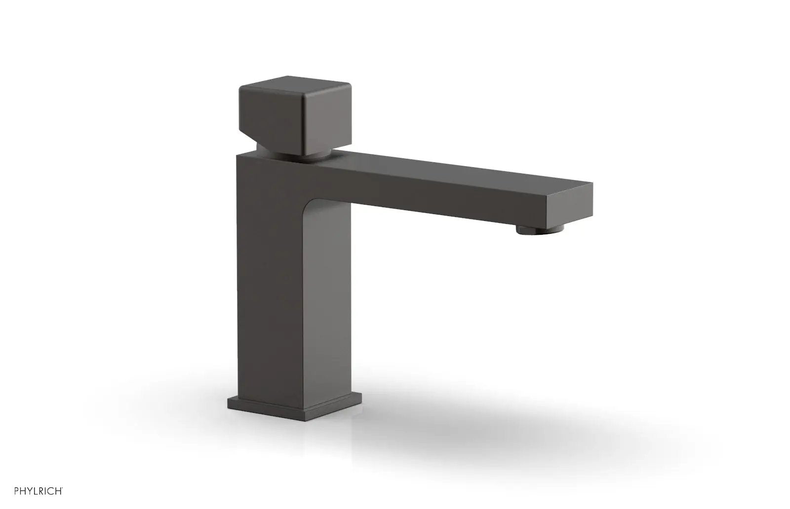 Phylrich MIX Single Hole Lavatory Faucet, Low - Cube Handle by Phylrich