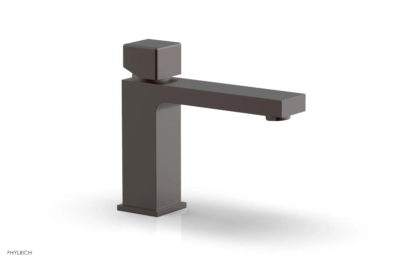 Phylrich MIX Single Hole Lavatory Faucet, Low - Cube Handle by Phylrich