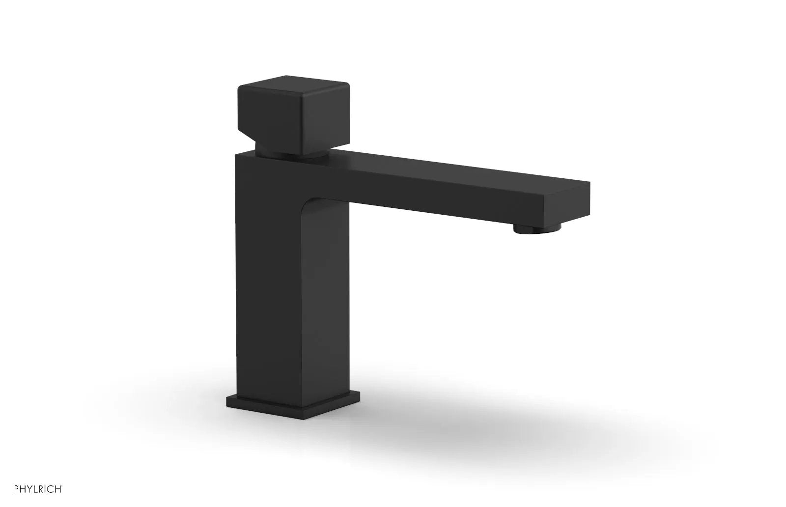 Phylrich MIX Single Hole Lavatory Faucet, Low - Cube Handle by Phylrich
