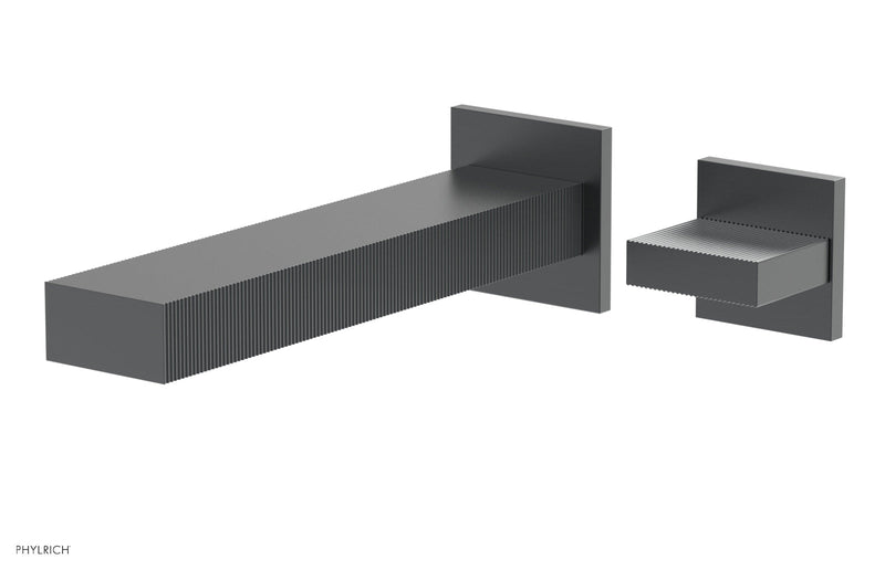 Phylrich STRIA Single Handle Wall Lavatory Set - Blade Handle