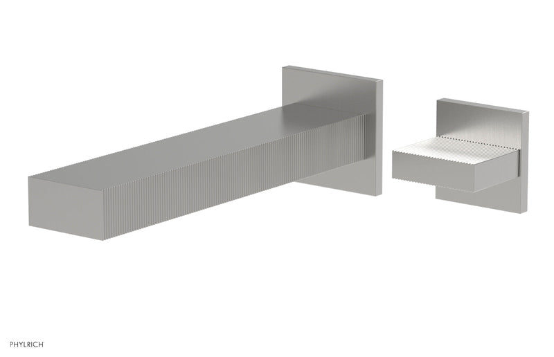 Phylrich STRIA Single Handle Wall Lavatory Set - Blade Handle