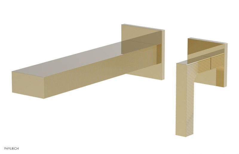 Phylrich STRIA Single Handle Wall Lavatory Set - Lever Handle