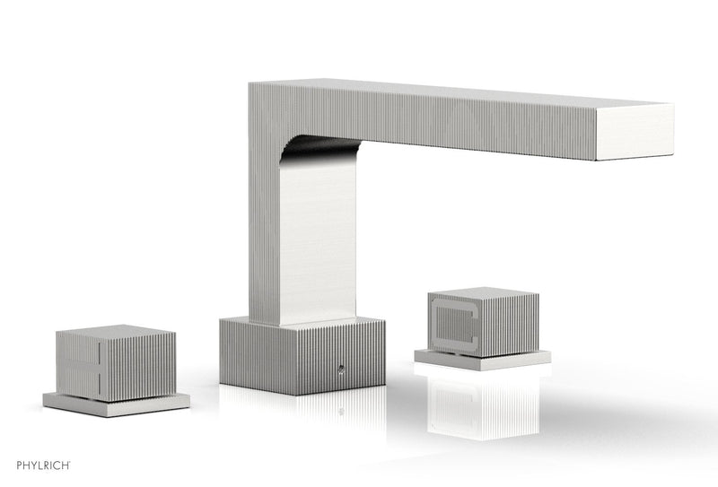 Phylrich STRIA Deck Tub Set Cube Handles