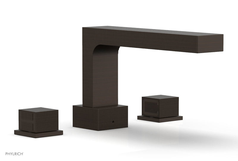 Phylrich STRIA Deck Tub Set Cube Handles