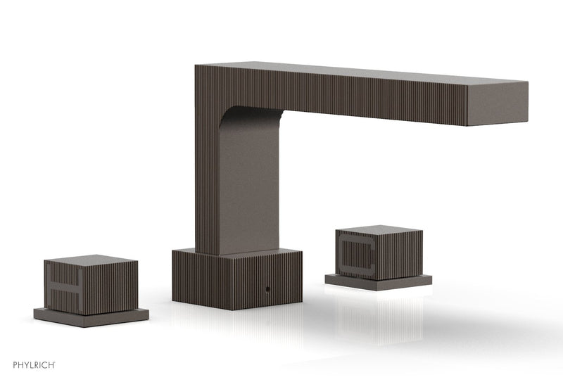 Phylrich STRIA Deck Tub Set Cube Handles