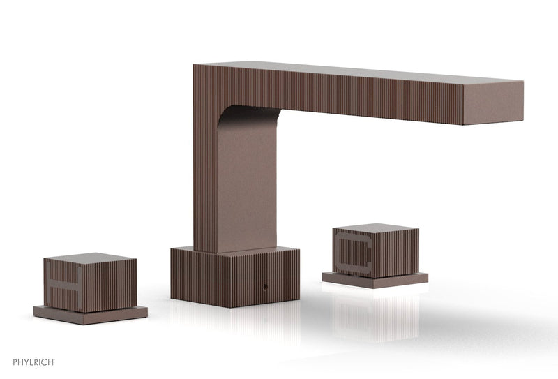 Phylrich STRIA Deck Tub Set Cube Handles