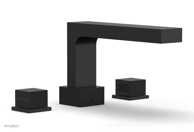 Phylrich STRIA Deck Tub Set Cube Handles