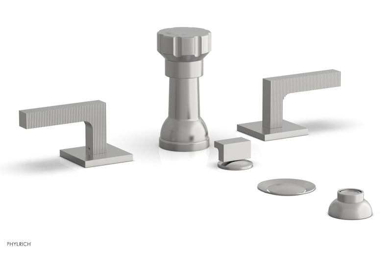 Phylrich STRIA Four Hole Bidet Set - Lever Handles