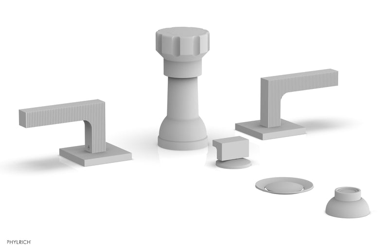 Phylrich STRIA Four Hole Bidet Set - Lever Handles