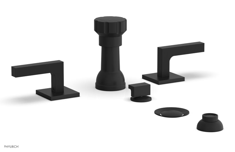 Phylrich STRIA Four Hole Bidet Set - Lever Handles