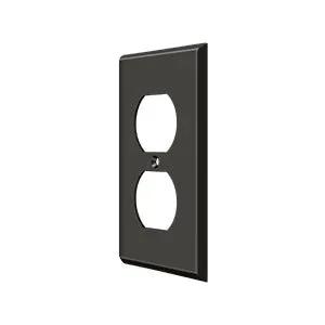 Deltana Switch Plate, Double Outlet by Deltana