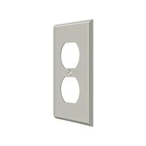 Deltana Switch Plate, Double Outlet by Deltana