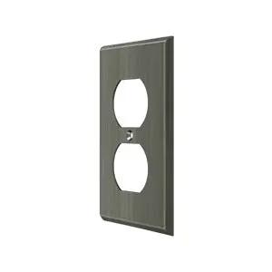 Deltana Switch Plate, Double Outlet by Deltana