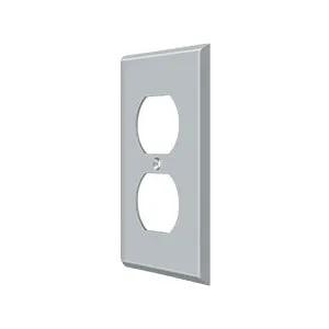 Deltana Switch Plate, Double Outlet by Deltana
